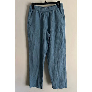 Prana Women’s Size S June Day Pant Organic Cotton Hemp Blue Flowy Beach Resort